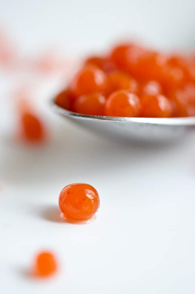 Sriracha Caviar close up photo