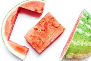 How to cut a watermelon steak rectangle