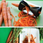 Asian carrot noodles. Perfect for a low-carb stir fry