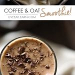 This healthy coffee breakfast smoothie recipe is every non-morning person's dream come true. Packed with whole grains, fruit, and coffee, it has everything needed to get you from 0 to fully functioning adult ready to face the world in minutes. // Live Eat Learn