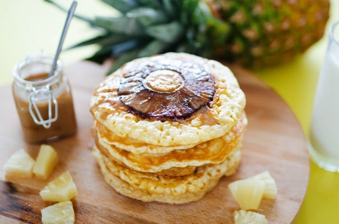 Pineapple Upside Down Pancakes