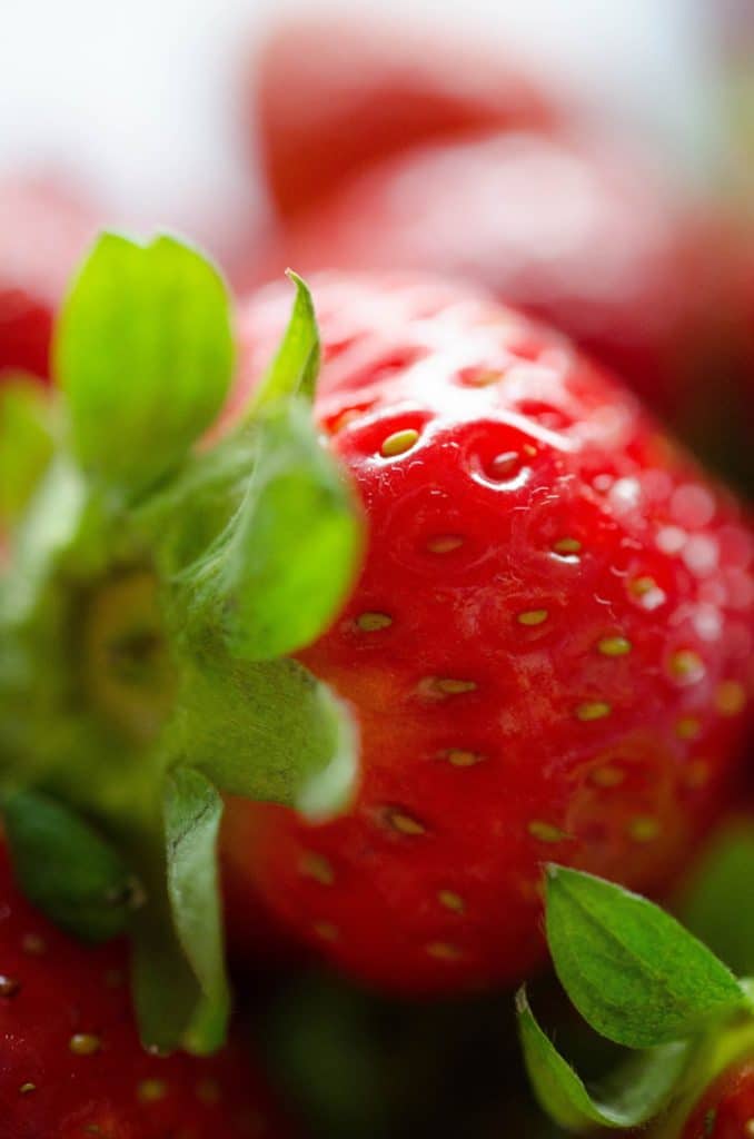 Close up photo of strawberries