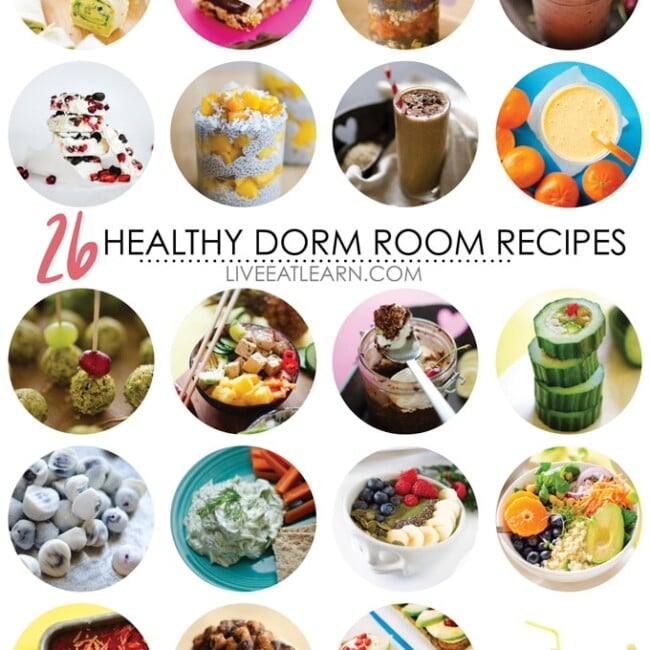26 Healthy Dorm Room Recipes