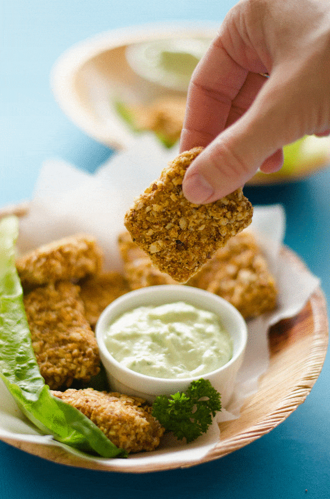 almond-crusted-baked-tofu-nuggets