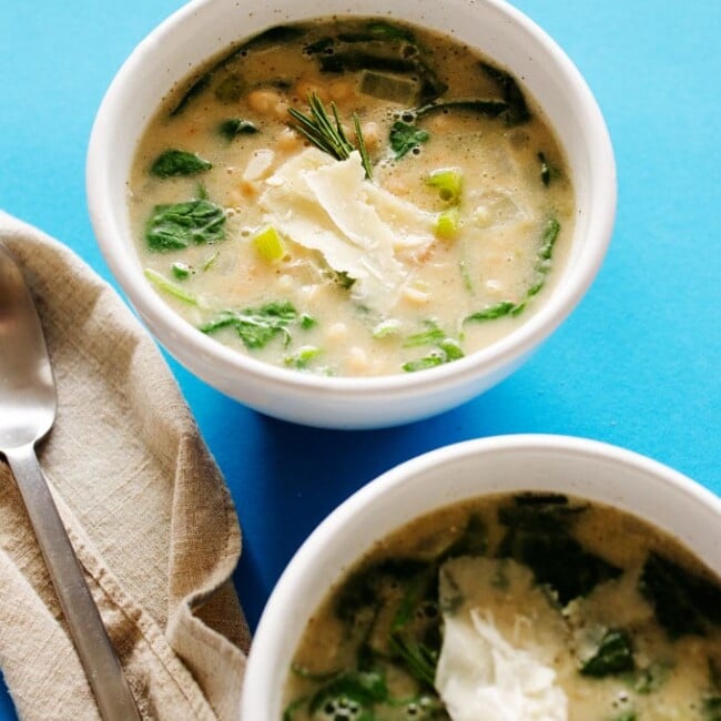 Creamy Vegan White Bean Soup