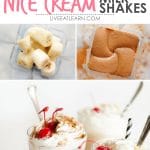 So you know how you can make "ice cream" out of frozen bananas? Well you can make even better milkshakes out of them! Today we're making Banana Nice Cream Milkshakes in three tasty flavors: strawberry, vanilla, and chocolate!