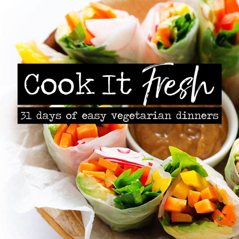 31 Days of Easy Vegetarian Recipes