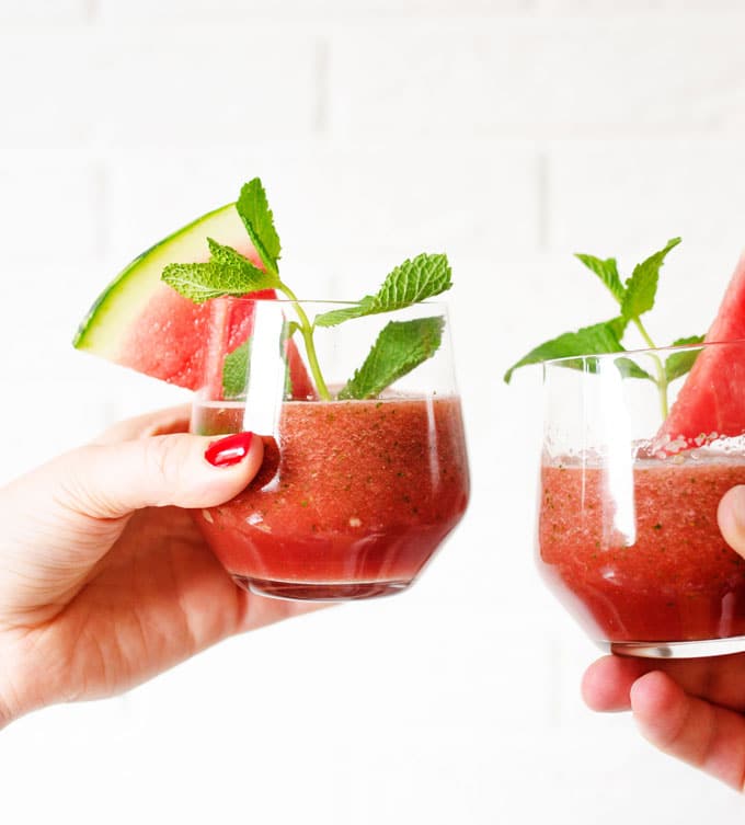 watermelon-cucumber-mint-smoothie for liver detoxification