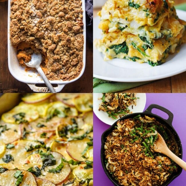 The superheroes of busy weeknights, the staples of holiday feasts, the one pan wonders...here are 8 vegetarian Thanksgiving casserole recipes!