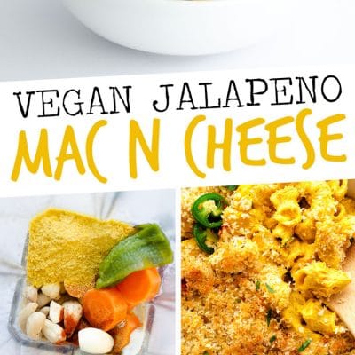 Cheesy, crispy, and ultra-creamy…you need this Smoky Jalapeno Vegan Mac 'n’ Cheese in your life. You didn’t know it, but now you do.