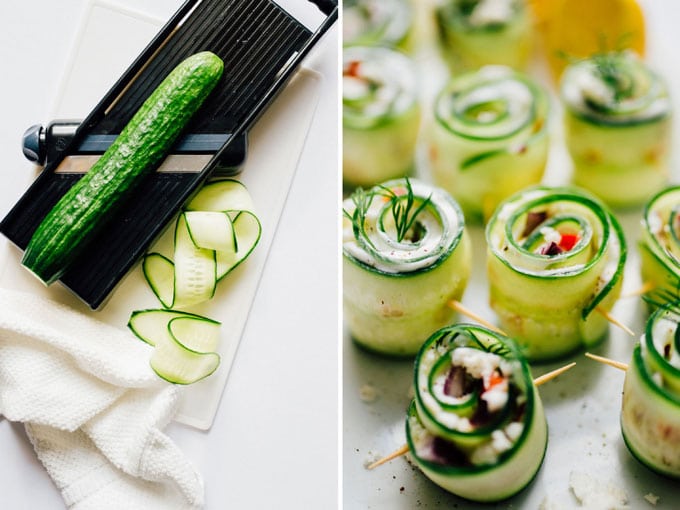 Love sushi but not a fan of how long it takes (not to mention the mess?) Today we’re making Mediterranean-inspired Greek Sushi rolls that take everything good about Greek salad and wrap it up into a delicious sushi rolls! 