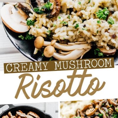 For a dinner that breaks from your usual routine while also being a flavorful classic, give this Easy Mushroom Risotto and try! Packed with wild mushrooms, wine, and cheese...what more could you want from a dinner?