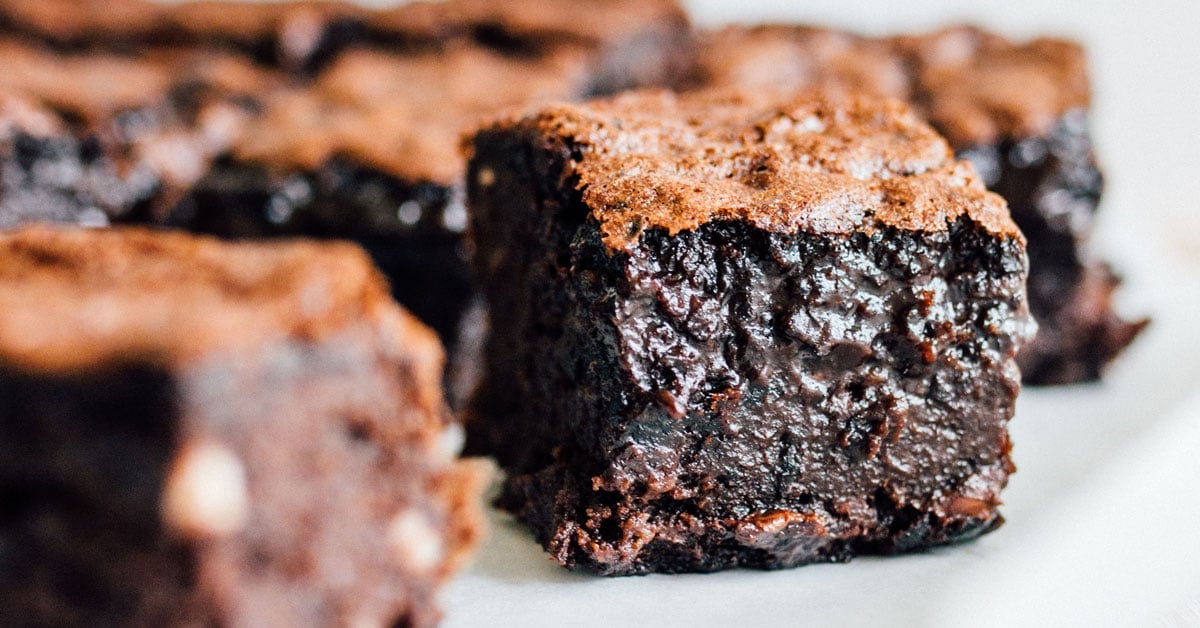 Fudgy Black Bean Brownies (gluten-free, super moist) | Live Eat Learn