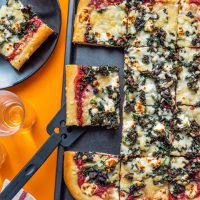Step up your pizza game with this Beet Pesto Pizza with Goat Cheese and Kale, a decadent, healthy pizza that's packed with flavor and antioxidants.