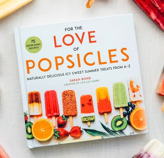 For the Love of Popsicles cookbook