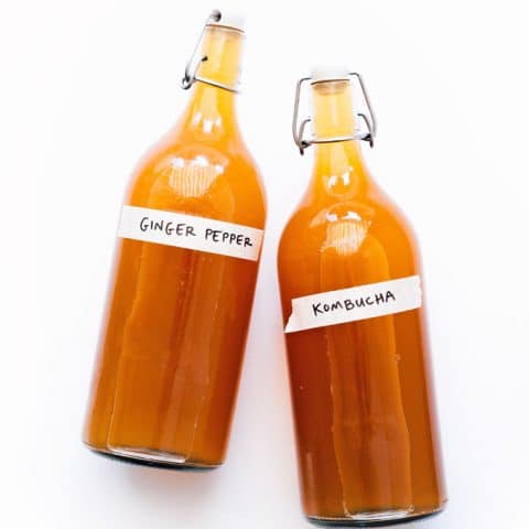 Spiced Ginger Pepper Kombucha Recipe (Ultra Fizzy!) | Live Eat Learn