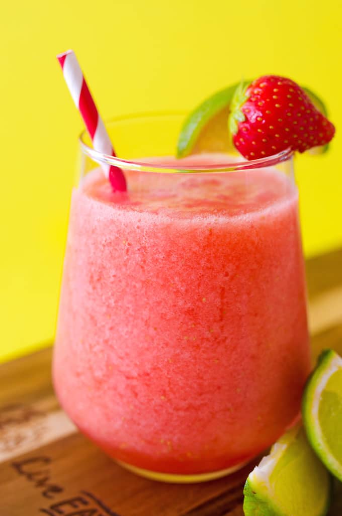 Lime Strawberry Smoothie