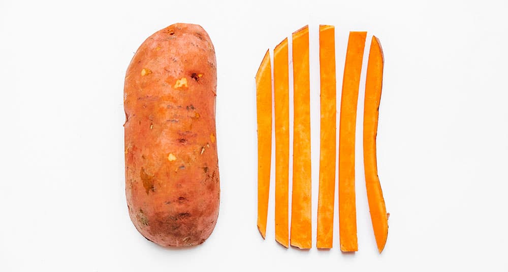 How to cut sweet potato fries