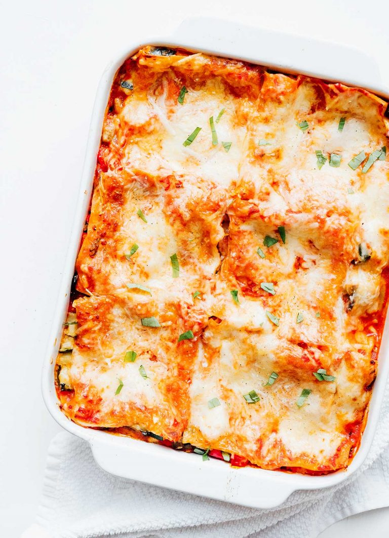 Easy Vegetarian Lasagna Recipe | Live Eat Learn
