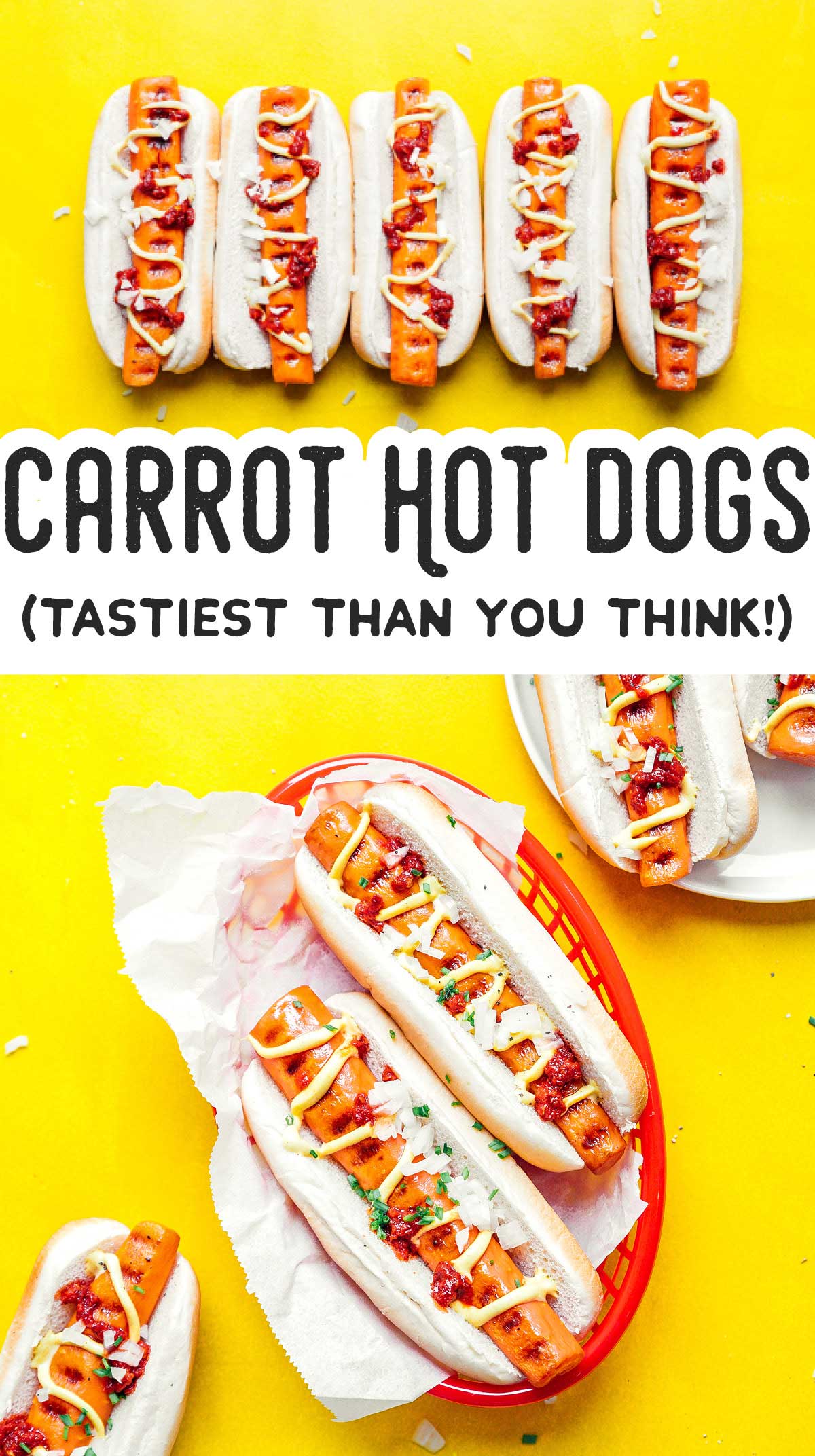Smoky Vegan Carrot Hot Dogs (Easy Recipe) | Live Eat Learn
