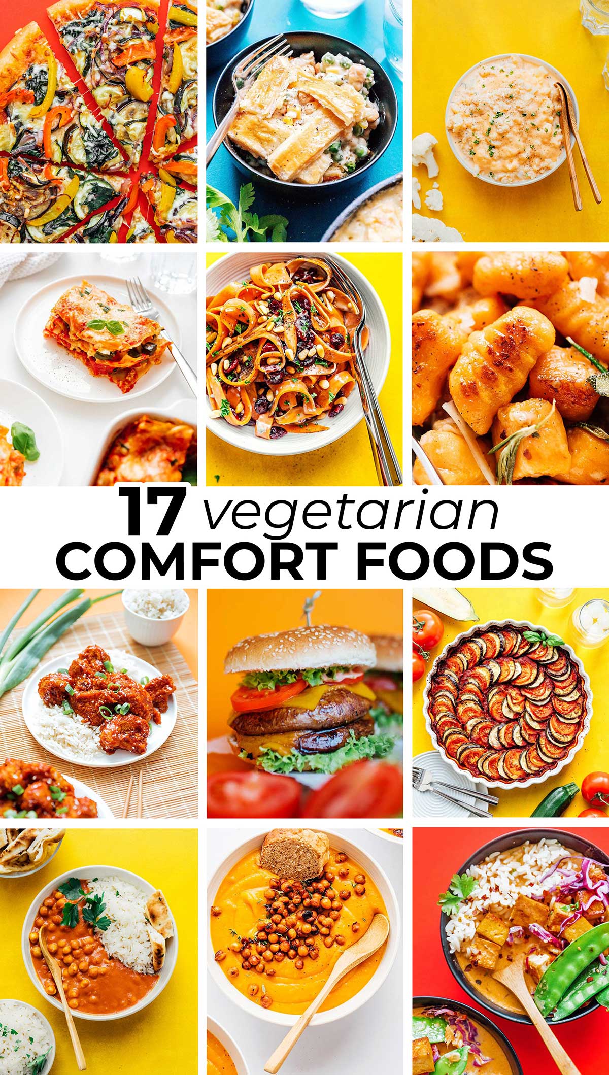 17 Mouth-Watering Vegetarian Comfort Food Recipes | Live Eat Learn