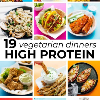 19 Easy High Protein Vegetarian Meals | Live Eat Learn