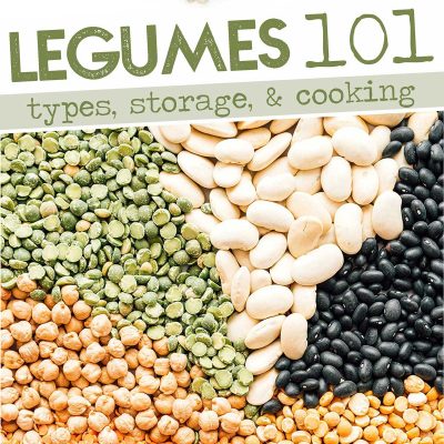 Types of legumes and how to use them