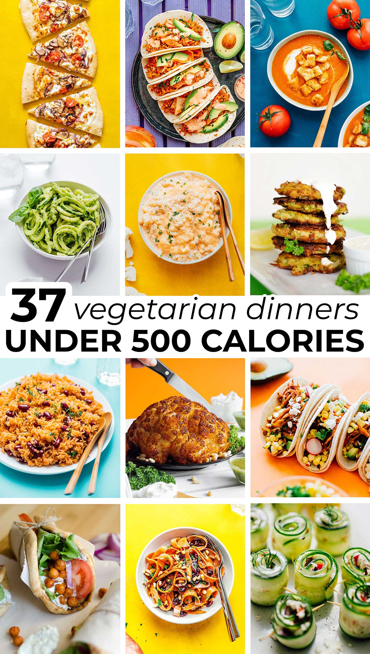 Low Calorie Vegetarian Dinners (Under 500 Calories) Live Eat Learn