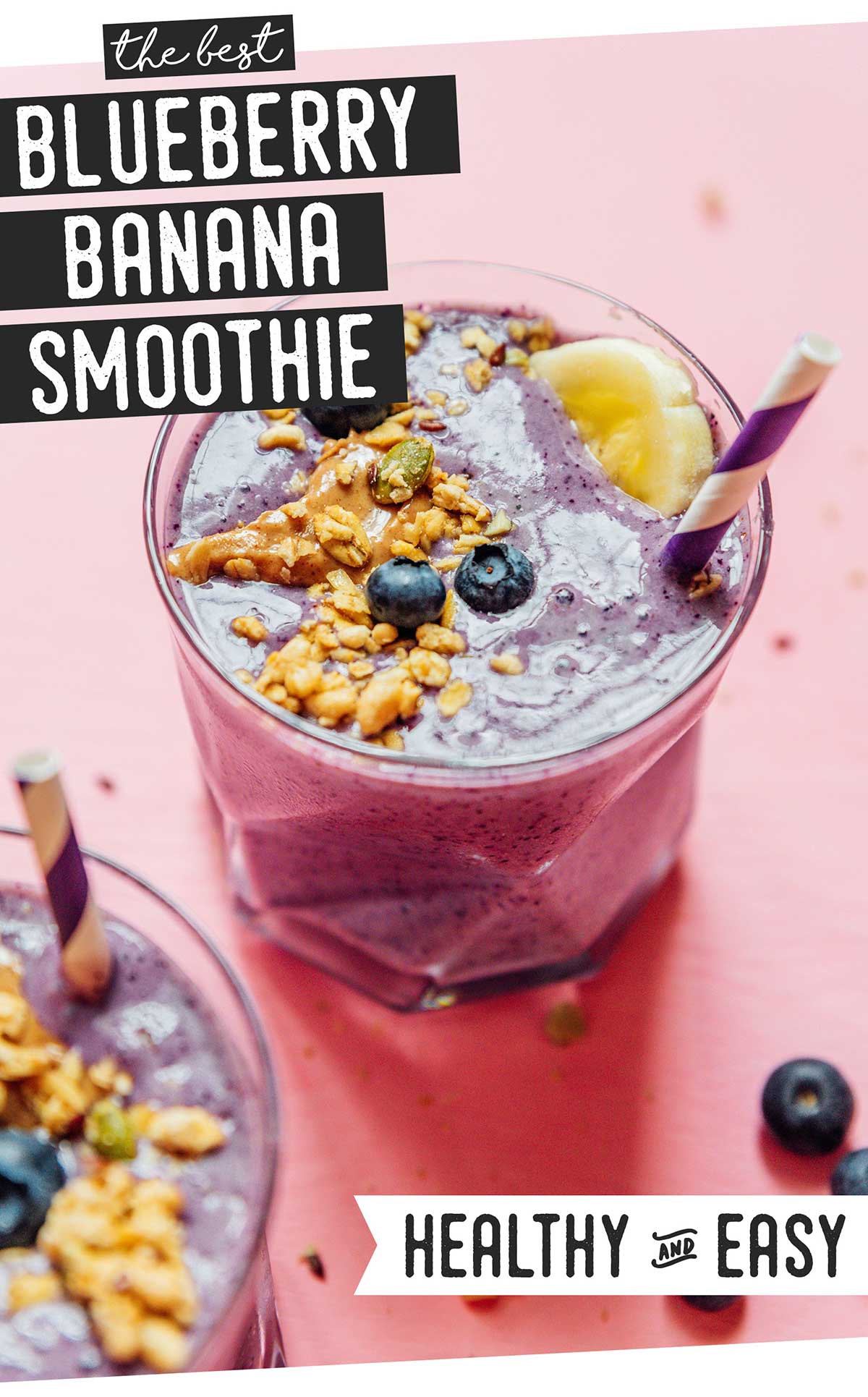 FanFavorite Blueberry Banana Smoothie Recipe Live Eat Learn
