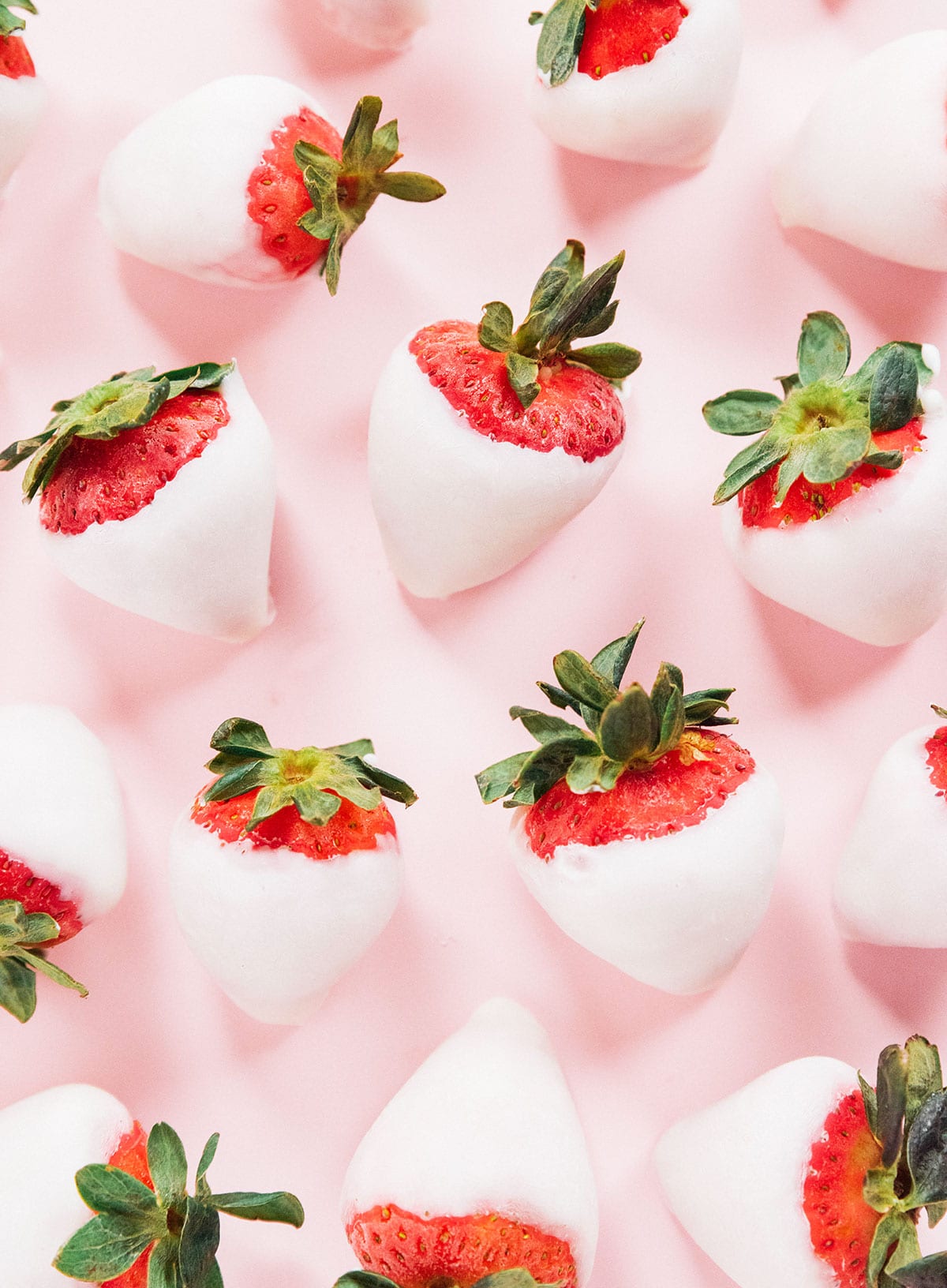 Frozen Yogurt Covered Strawberries | Live Eat Learn