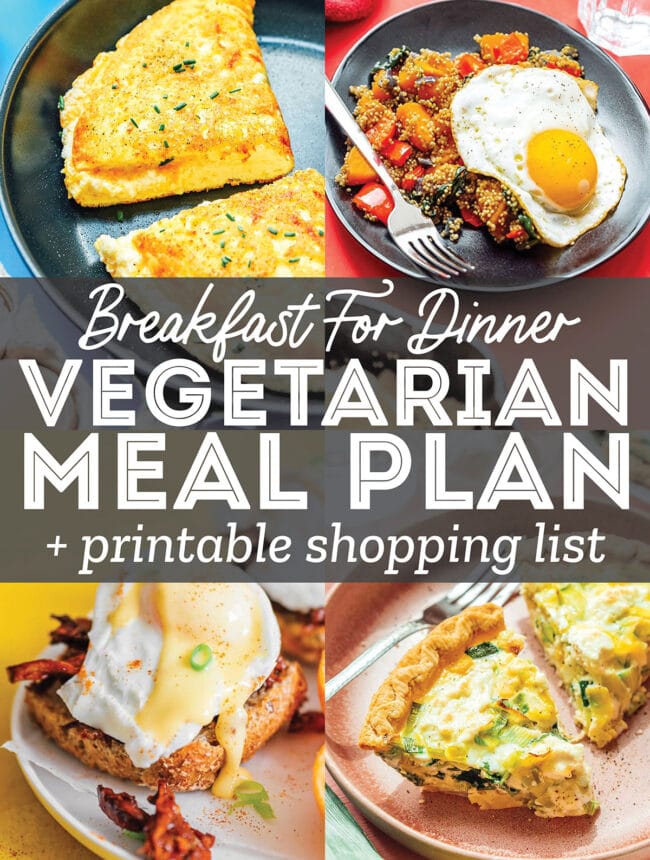 Vegetarian Meal Plan: A Week of Breakfast For Dinner | Live Eat Learn