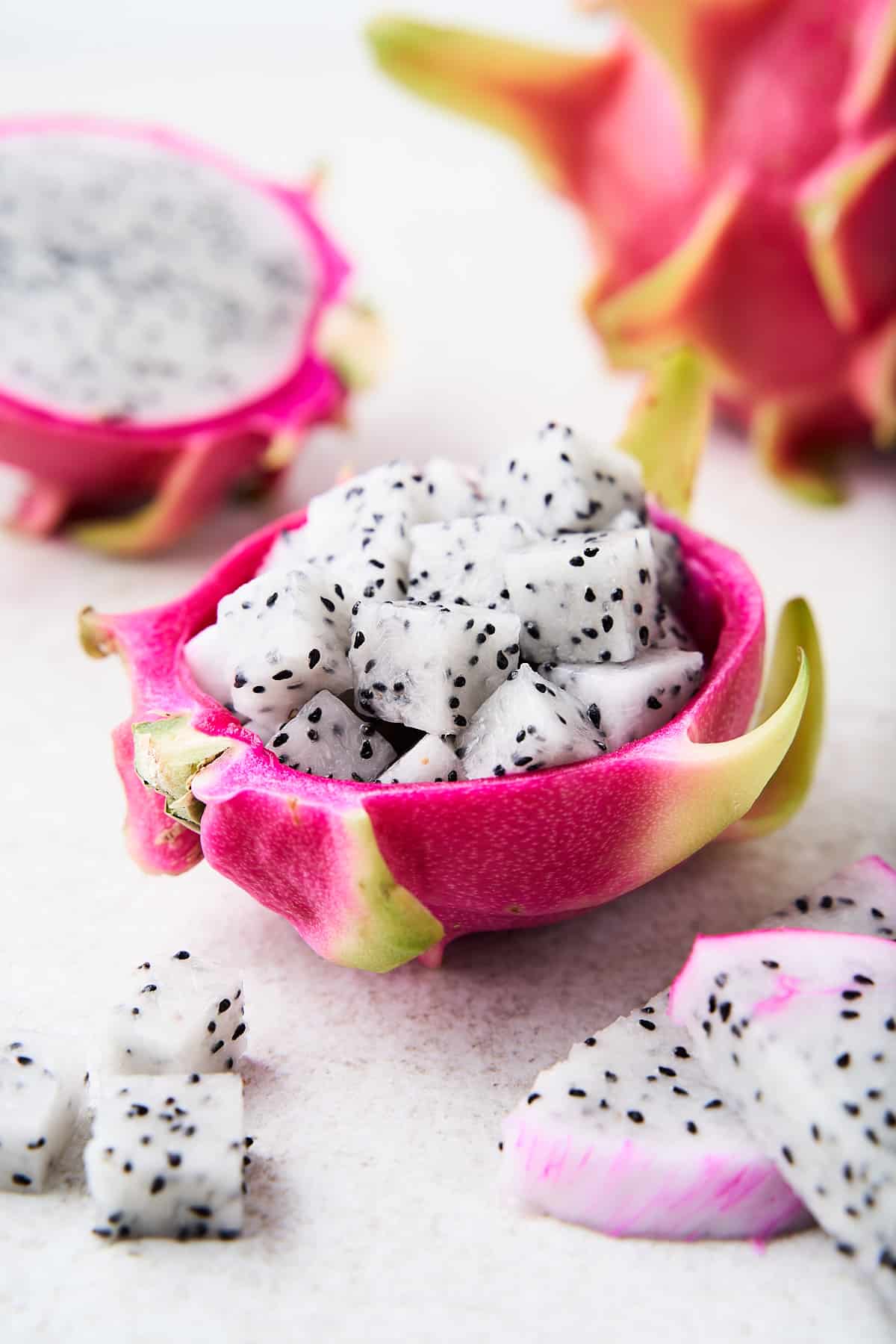 How to cut dragonfruit