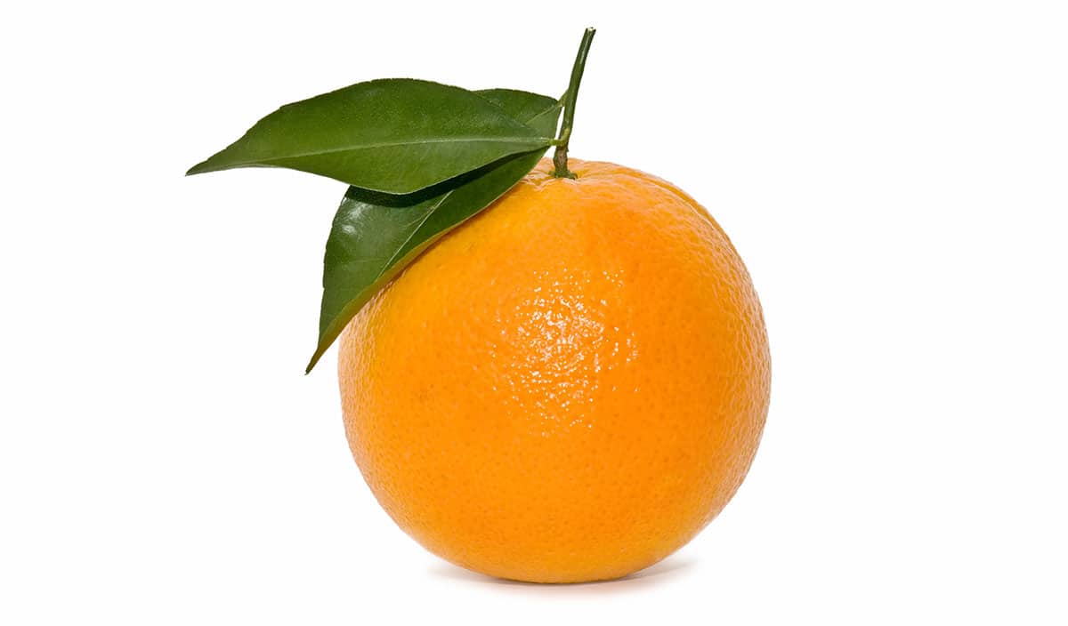 Narinj oranges on a white background