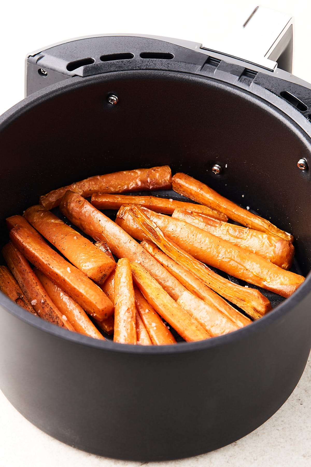 Air fried carrots.