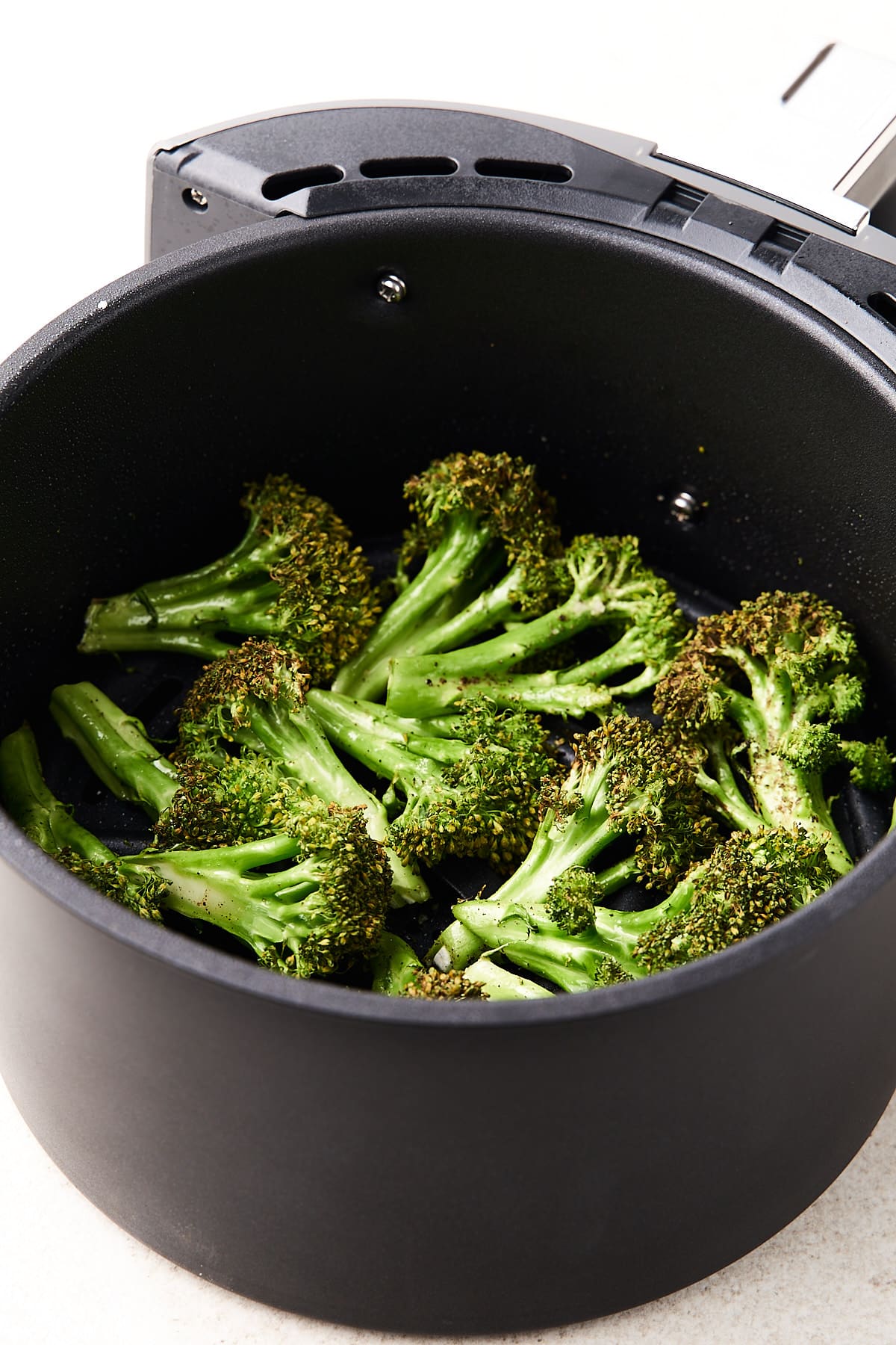 Air fried broccoli.