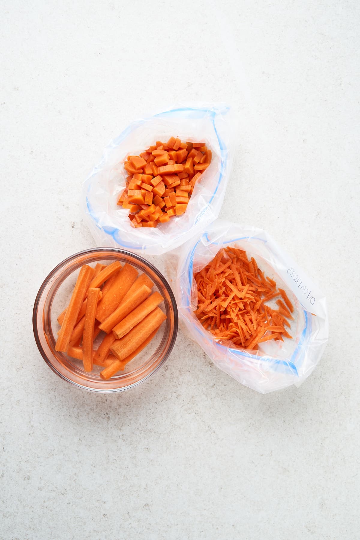 How to store carrots.