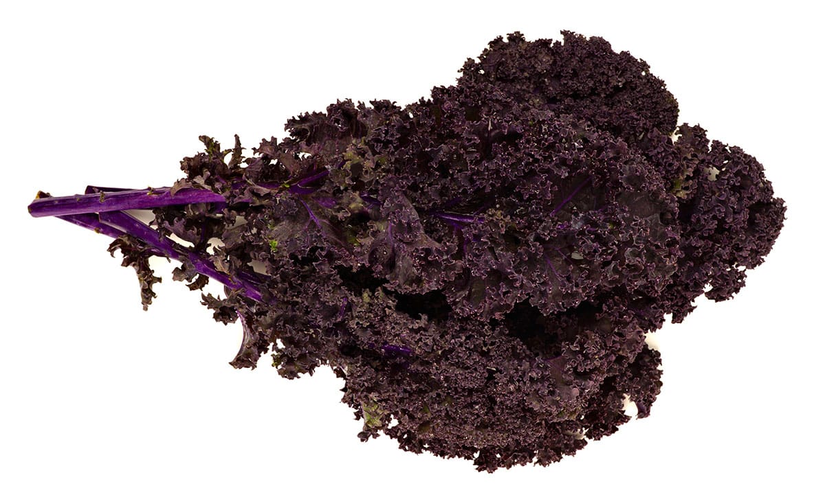 Red kale.