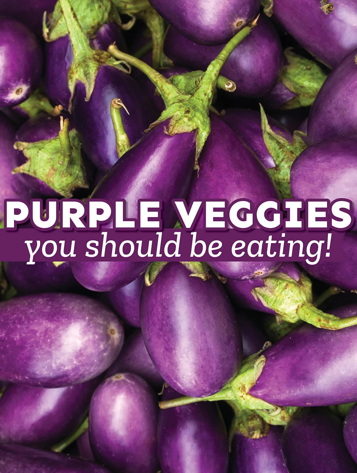 Collage that says "purple vegetables".