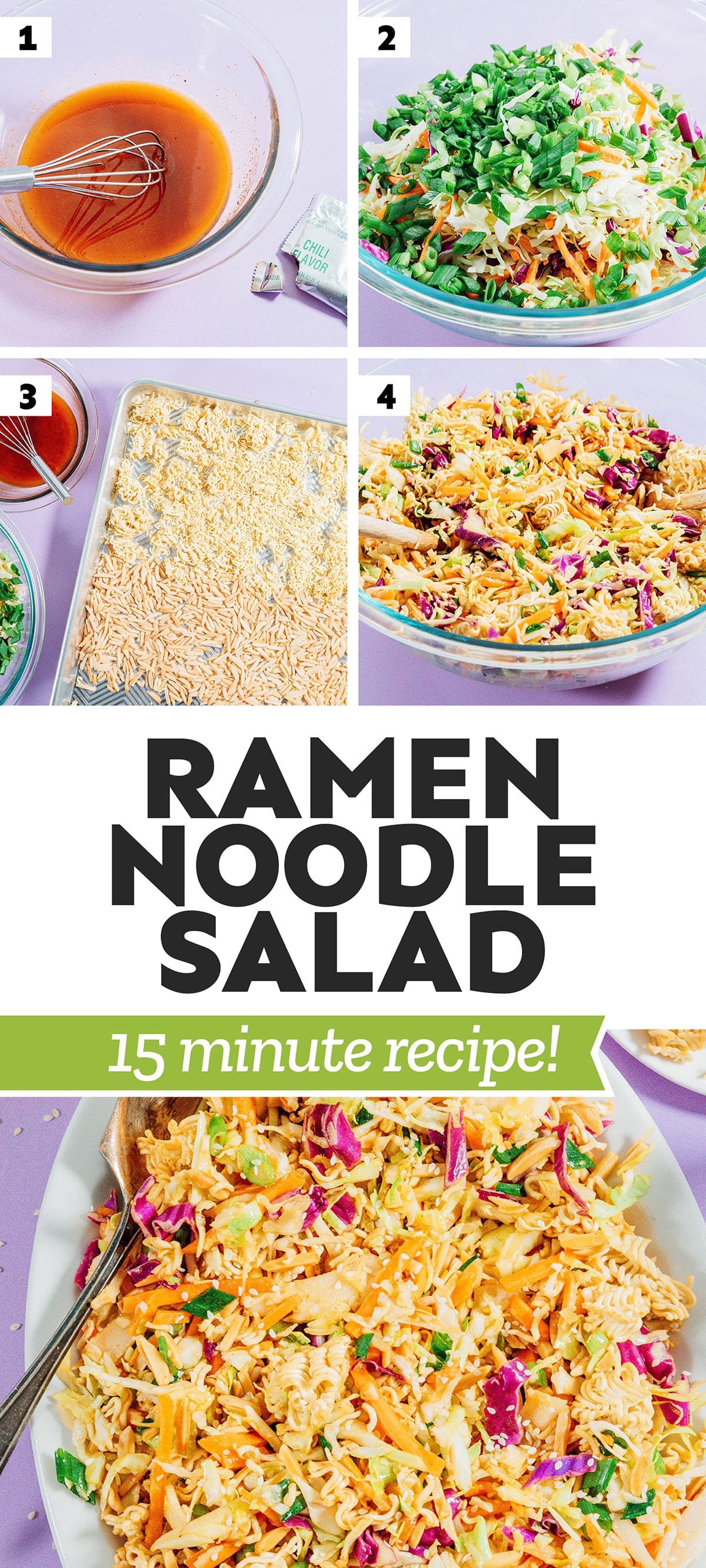 Easy Ramen Noodle Salad (15 Minutes!) | Live Eat Learn