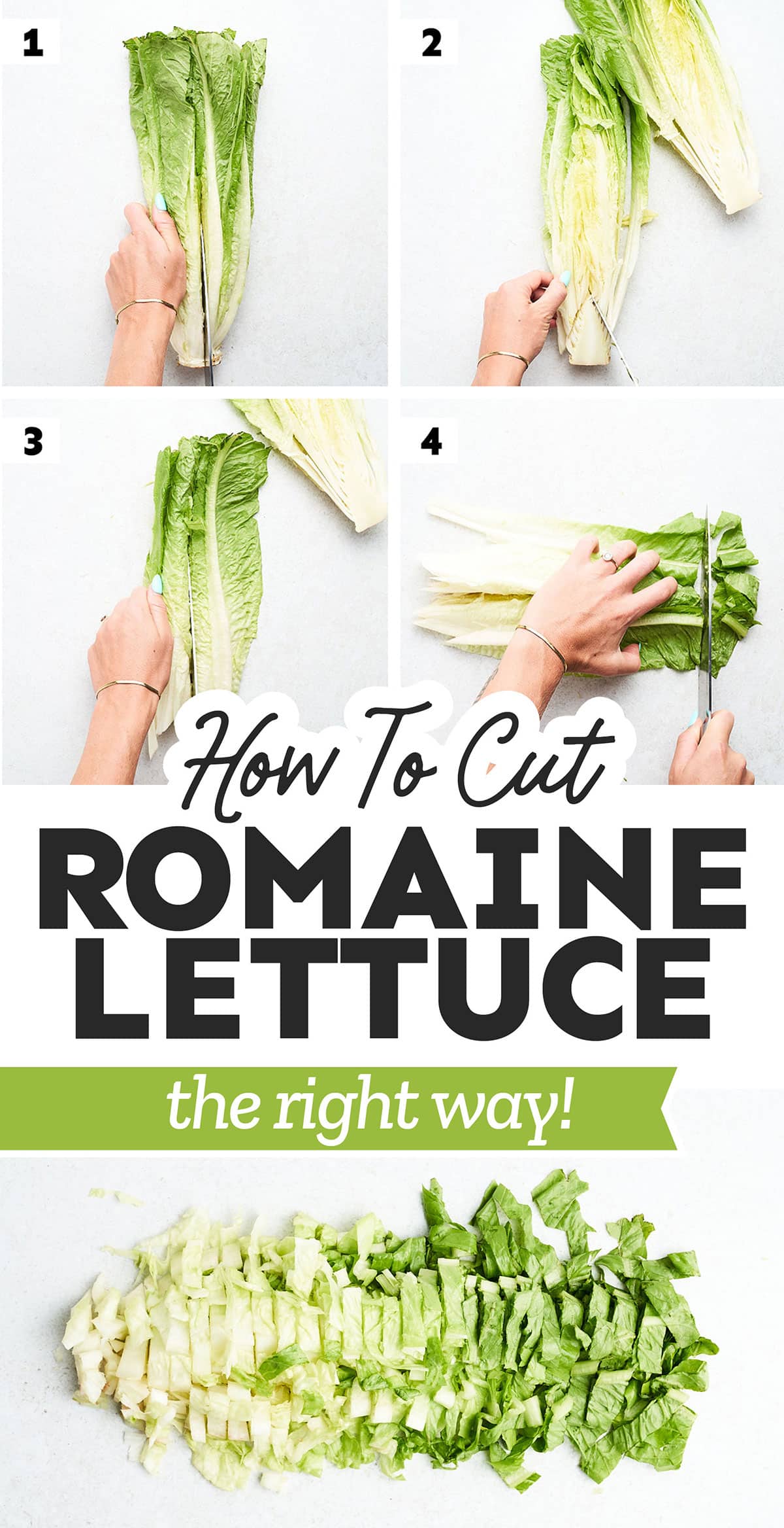 How To Cut Romaine Lettuce (Like A Pro!) Live Eat Learn