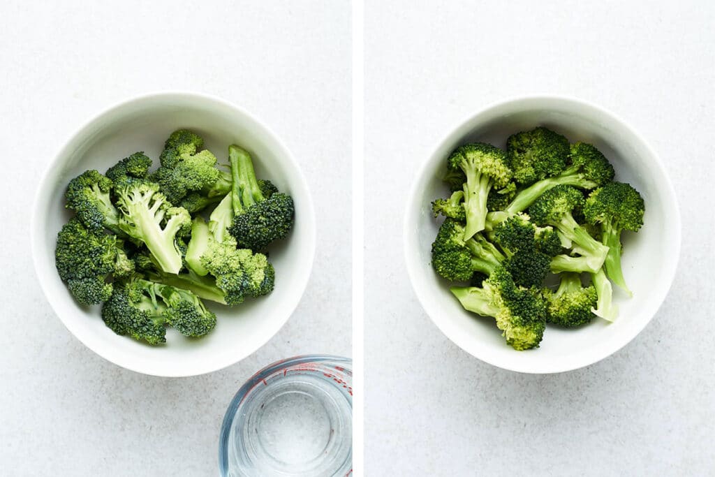 How to microwave broccoli.