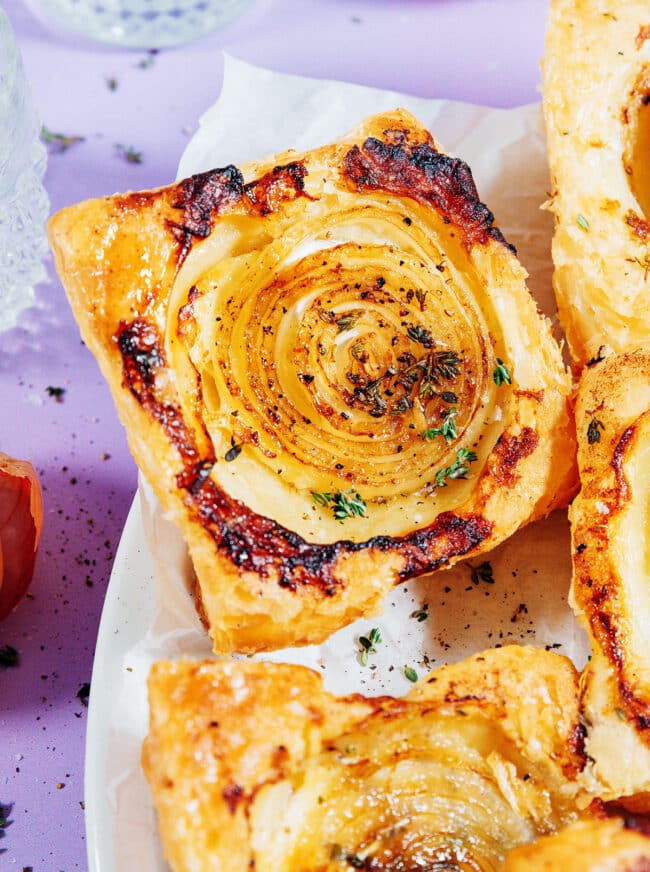 Upside Down Onion Tart With Brie Live Eat Learn