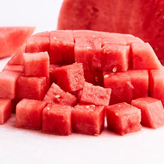 How to cut watermelon.