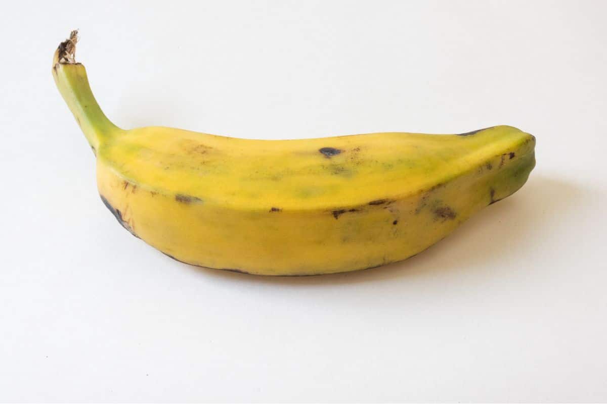 Burron banana on a white background.
