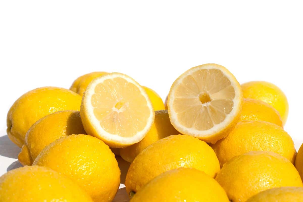 A stack of fino citron lemons.