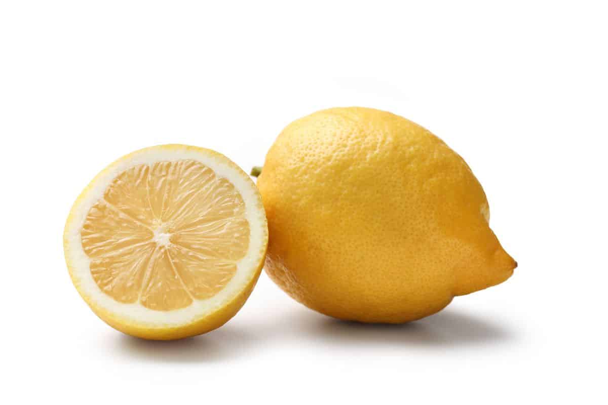 Interdonato lemon on a white background.