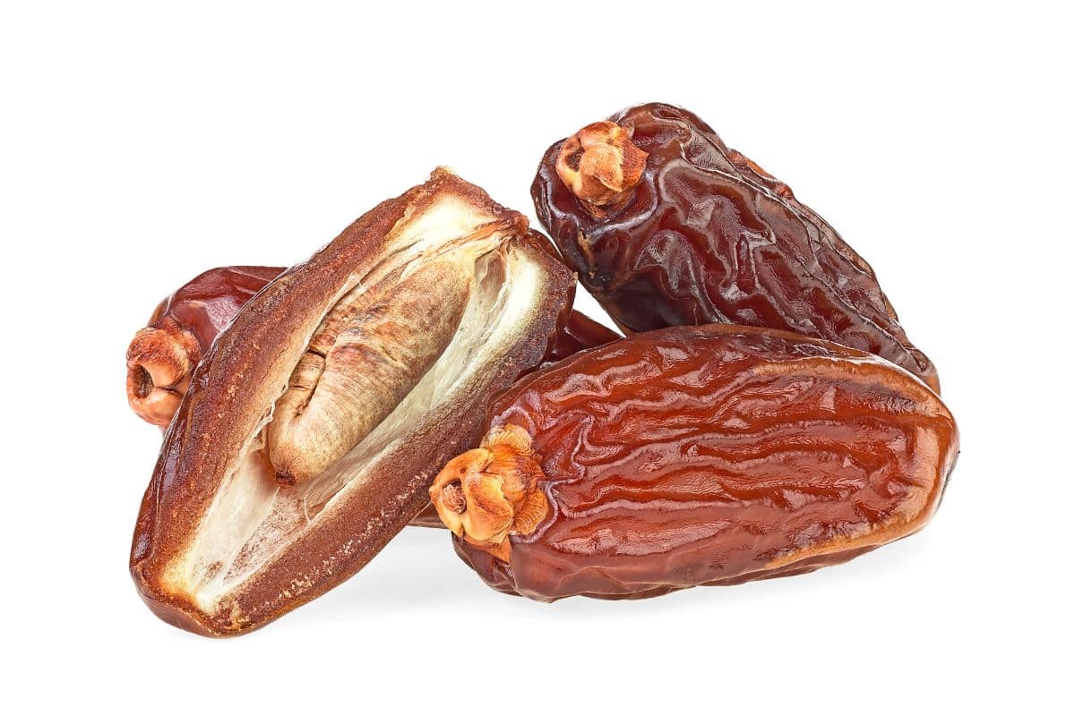 Mabroom dates on a white background.