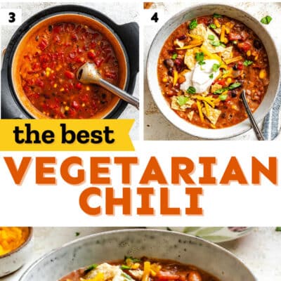 Learn the step-by-step process of making vegetarian chili, from sautéing onions to adding beans and corn, simmering the flavorful vegetarian chili mixture, and serving with toppings like sour cream, cheese, and fresh herbs.