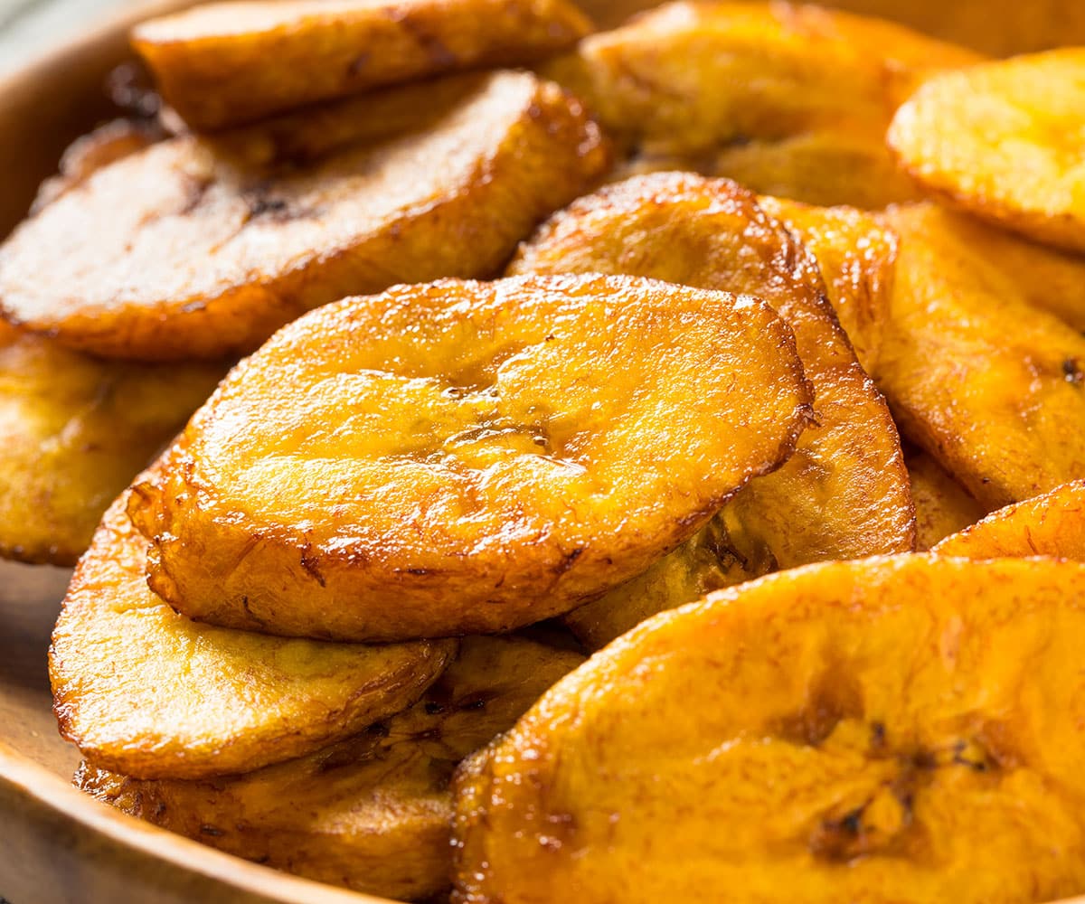 Fried plantains.