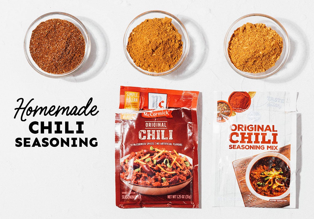 Chili seasoning packets.